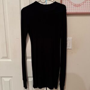 Cotton Citizen Black Textured Top